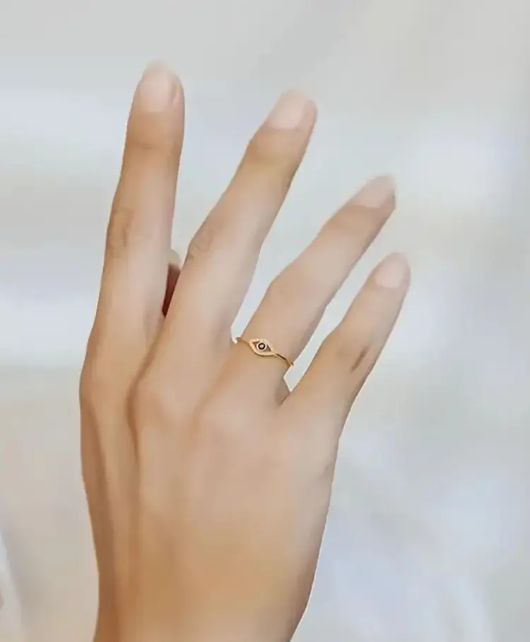 Gold Plated Over 925 Sterling Silver Ring