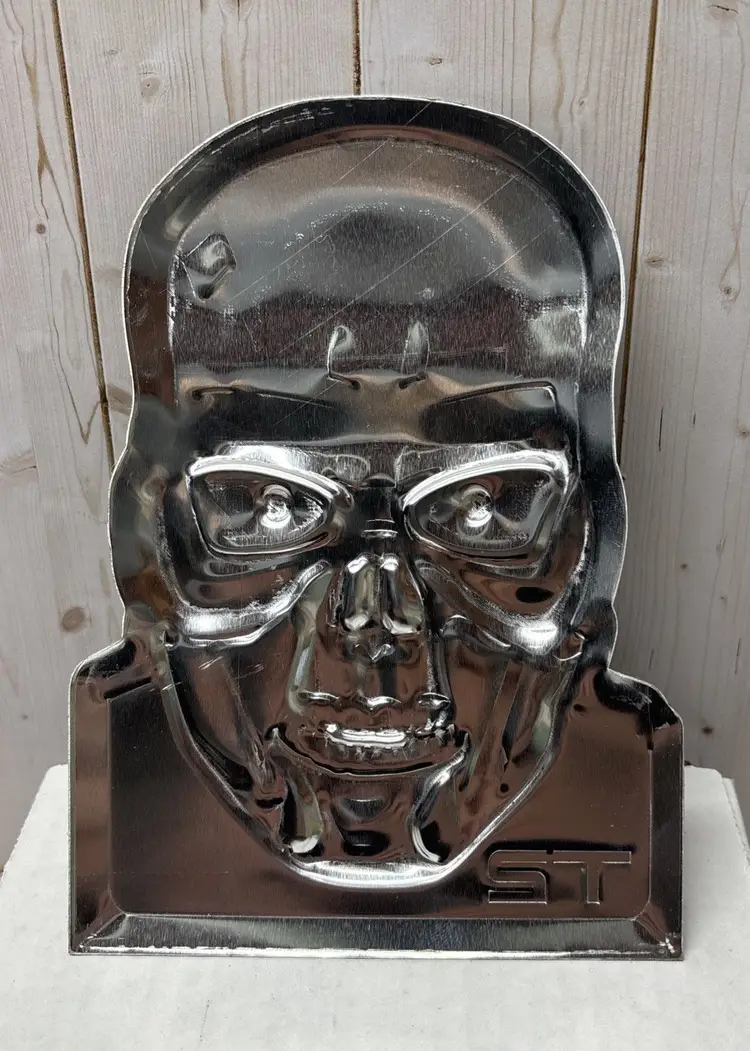 T2 Terminator 2 Metal Sign Tin Man Cave Wall Decor T-800 Cyborg Collectible Display