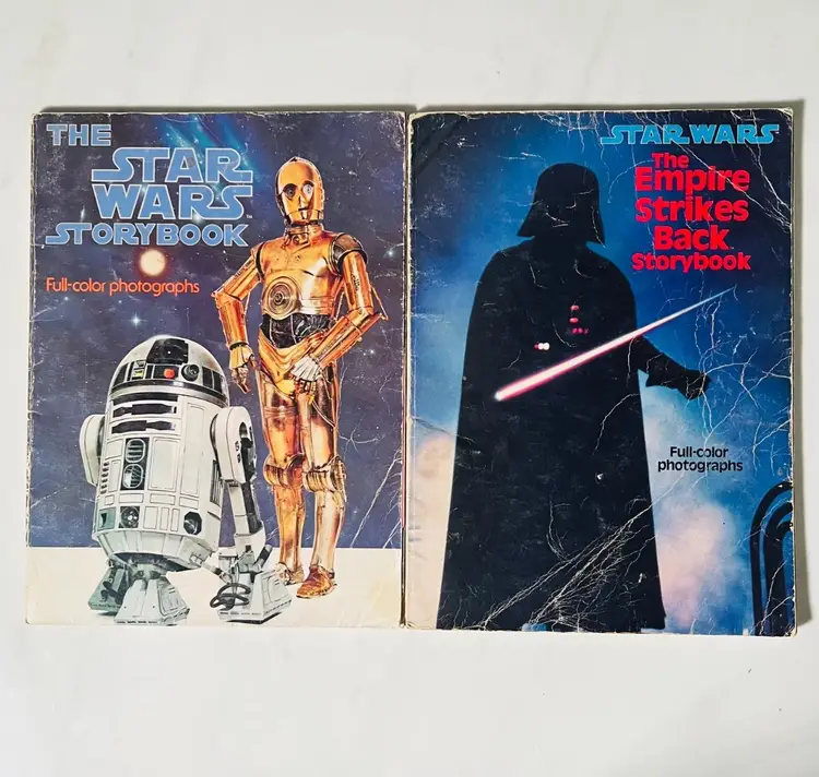 Star Wars and Empire Strikes Back Storybook Color Softcovers