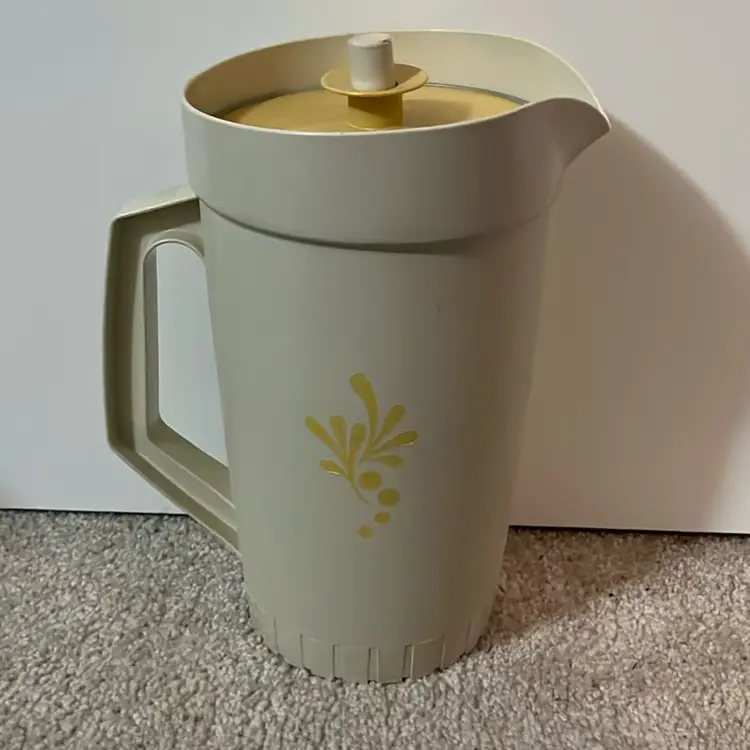 Tupperware Pitcher Vintage Almond
