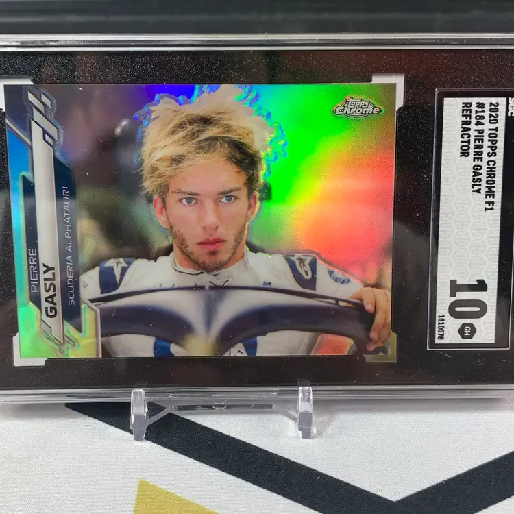 2020 Topps Chrome Pierre Gasly #184 Refractor SGC 10