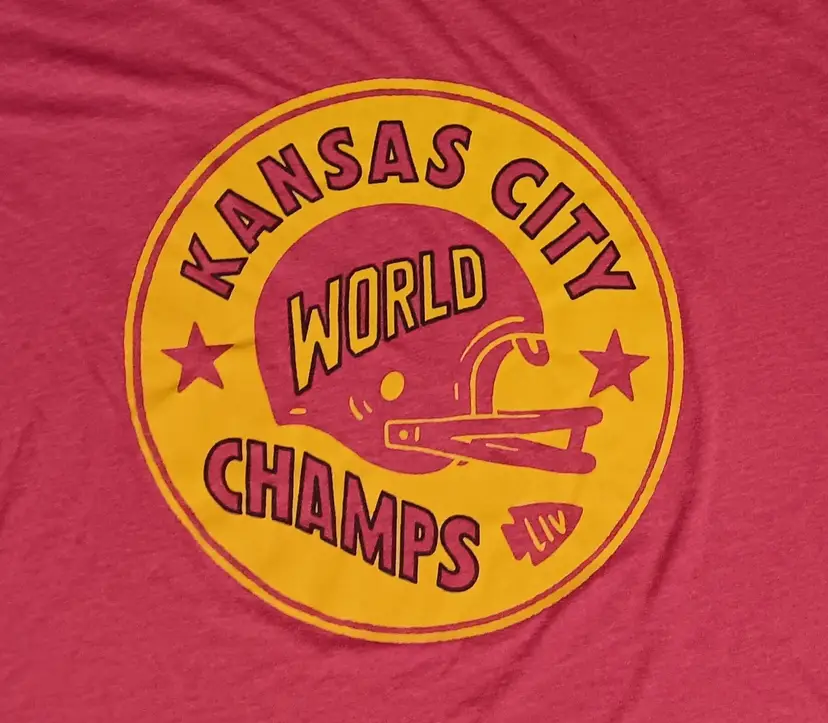 Kansas City Chiefs Champs LIV t shirt Charlie Hustle vintage style NFL football