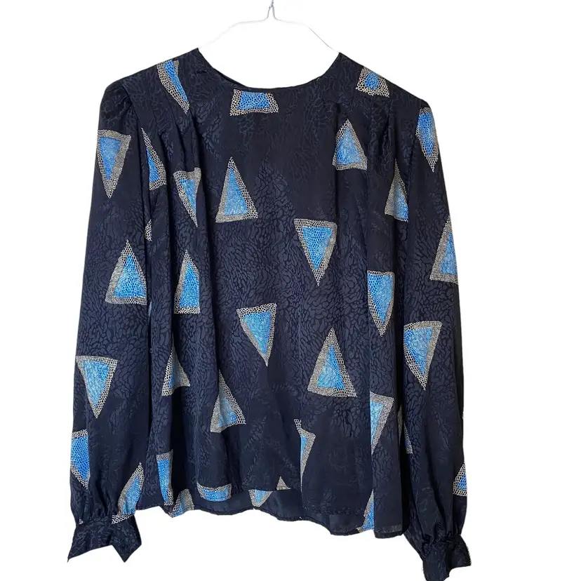 Vintage Kiari Geometric Blouse