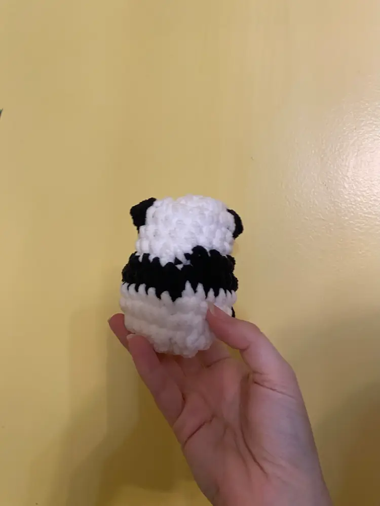Crocheted Pandas Approximately 4 X 3