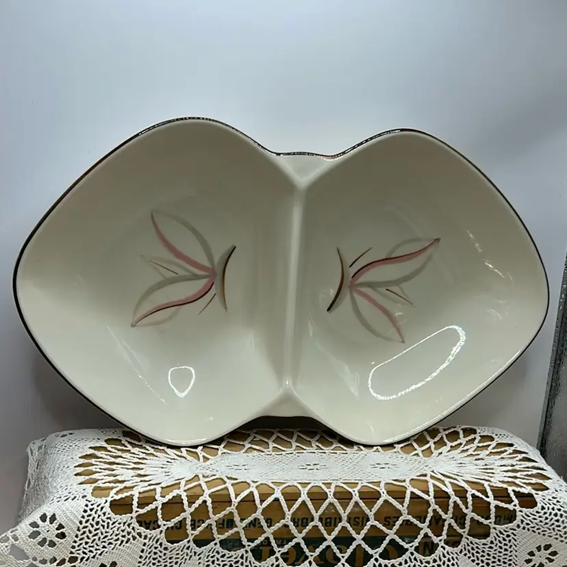 Winfield Dragon Flower Double Server Dish