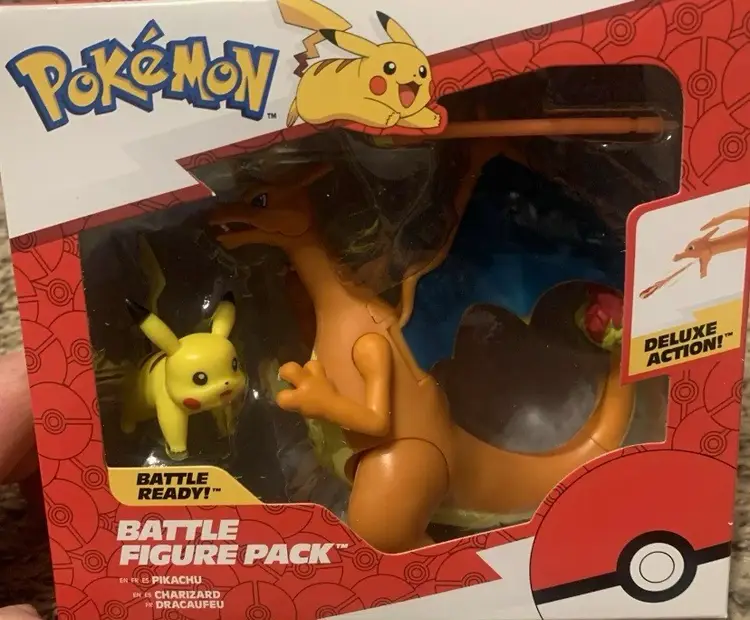 Pokémon Battle Figure Pack Pikachu and Charizard 4.5"  New Sealed, Excellent Condition