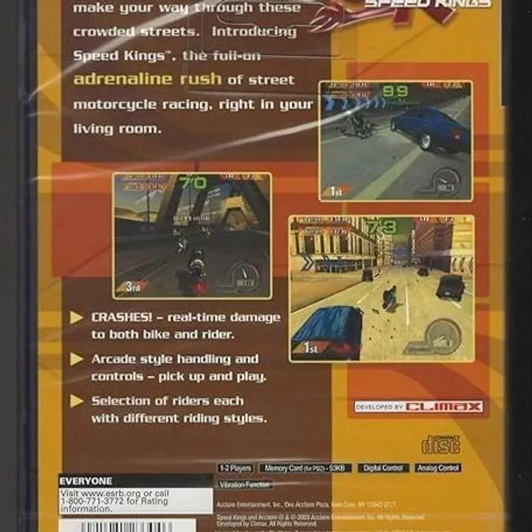 SK: Speed Kings - PlayStation 2 PS2- LIKE NEW