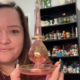 Egyptian Ring Holder Glass