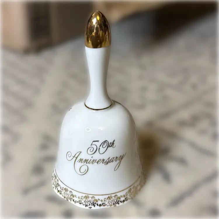 Norcrest Bell - 50th Anniversary with Gold Gilding