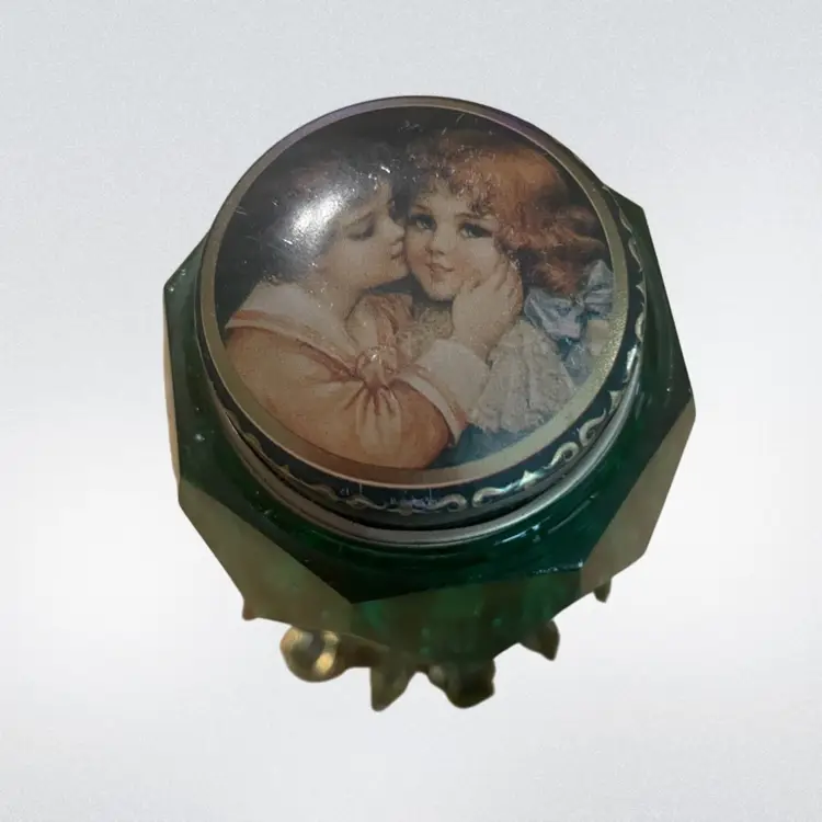 Decorative Glass Jar With Lid
