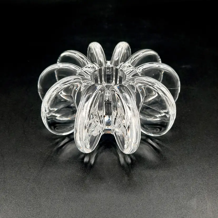 Rosenthal Studio Line Glass Coin Disc Round Candle Tealight Holder