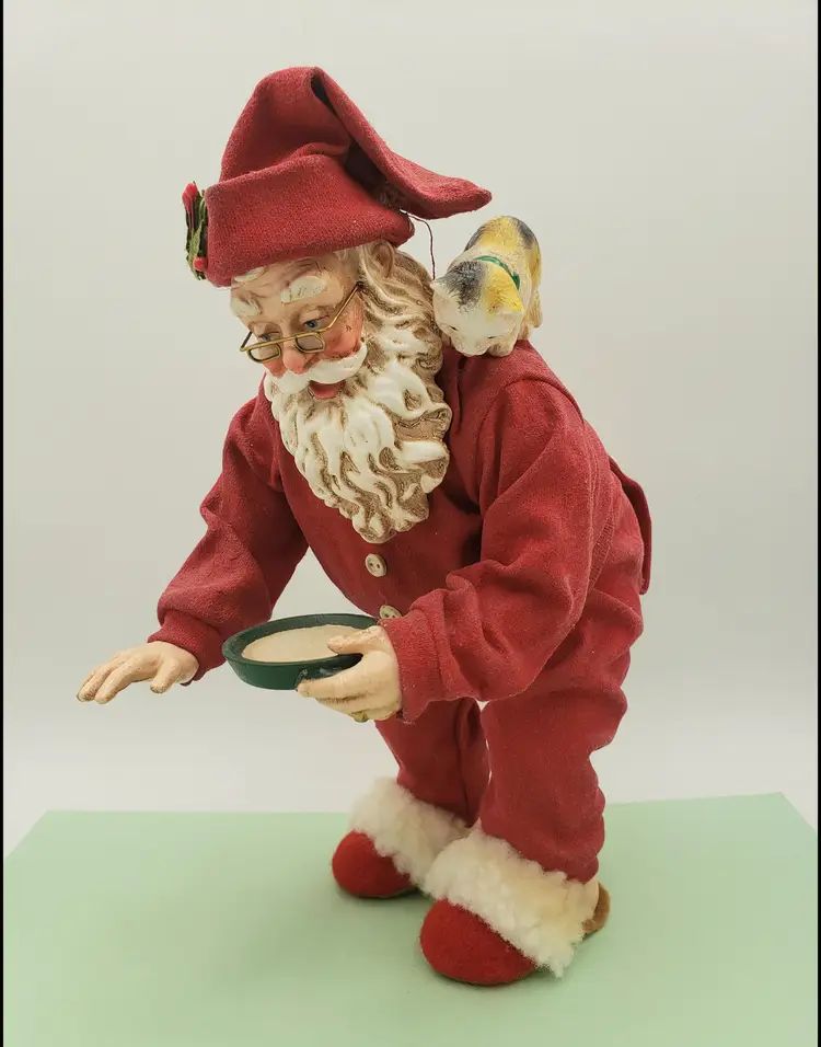 Vintage Kurt Adler Fabriche Santa KSA Collectibles Here Kitty W1618 M Rothenberg. Hard to find KSA Collectibles Kurt S. Adler Inc Fabriche