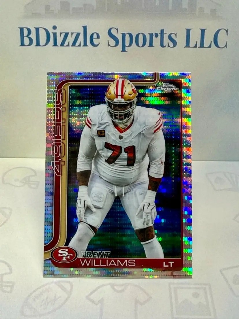 2025 Topps Chrome Trent Williams Pulsar Refractor #265