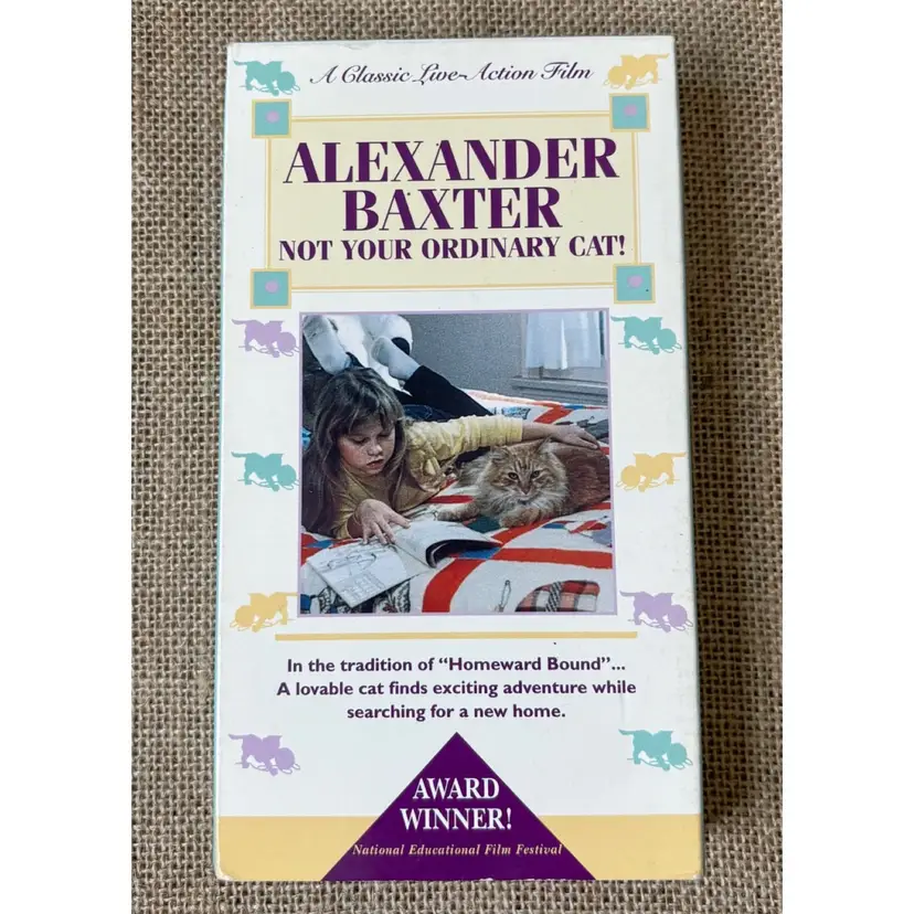 Vintage Alexander Baxter Not Your Ordinary Cat Live Action Film VHS Tape