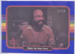 Stranger Things Season 4 Sight For Sore Eyes 46 Eleven Blue Parallel Card 11/11