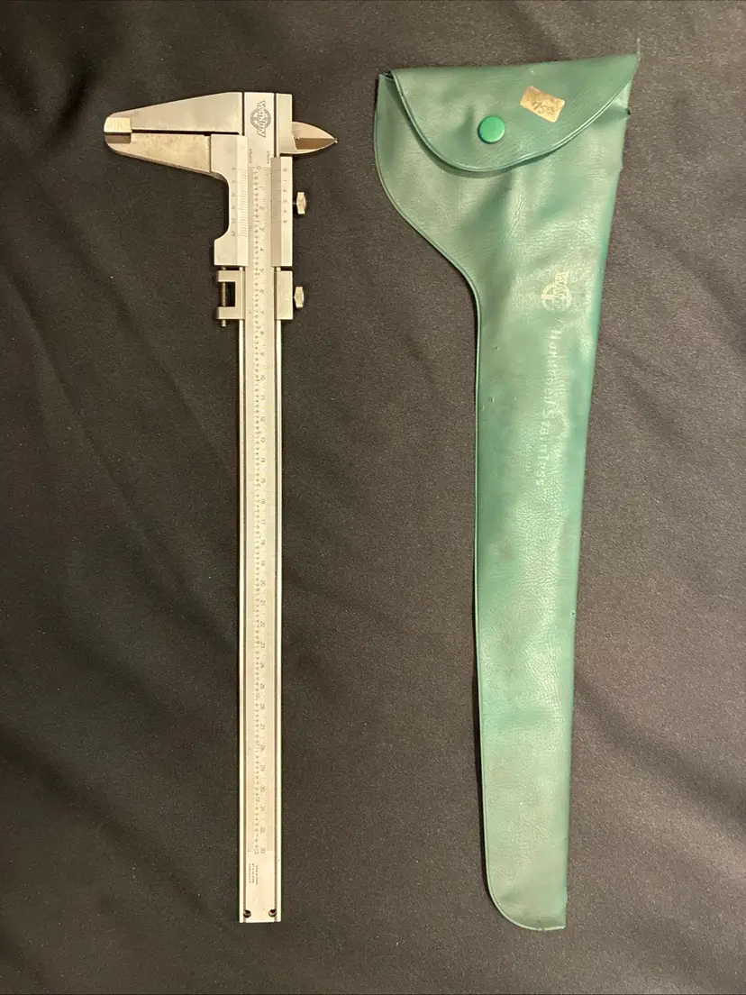 Kanon Vernier Caliper 13” Hardened Stainless Japan With Case