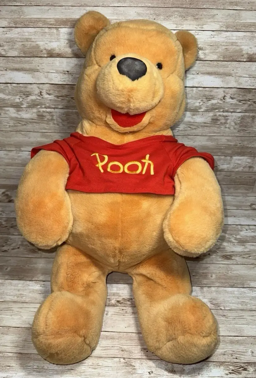 Winnie The Pooh Large 24” Plush Stuffed Animal Vintage Jumbo Disney Toy