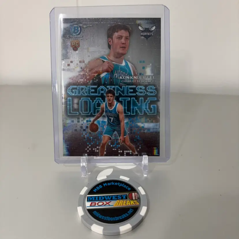 Kon Knueppel - 2025-26 Bowman Chrome Greatness Loading - Charlotte Hornets