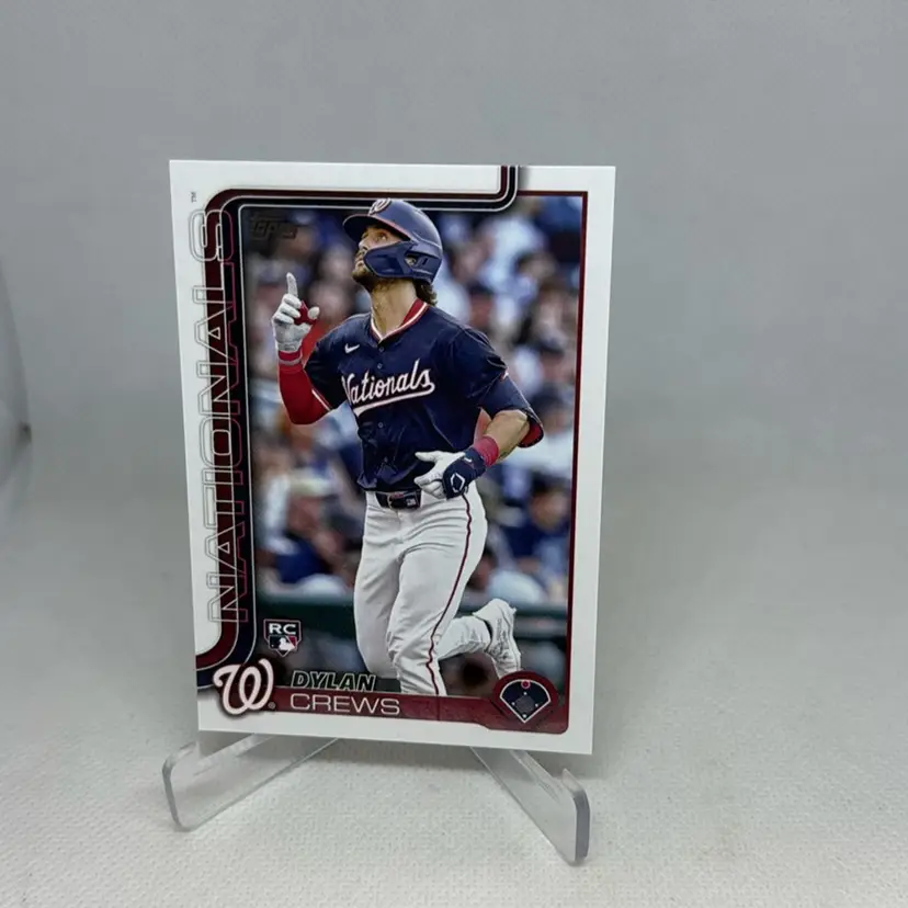 2025 Topps Series 1 Dylan Crews RC Rookie # 74  Washington Nationals