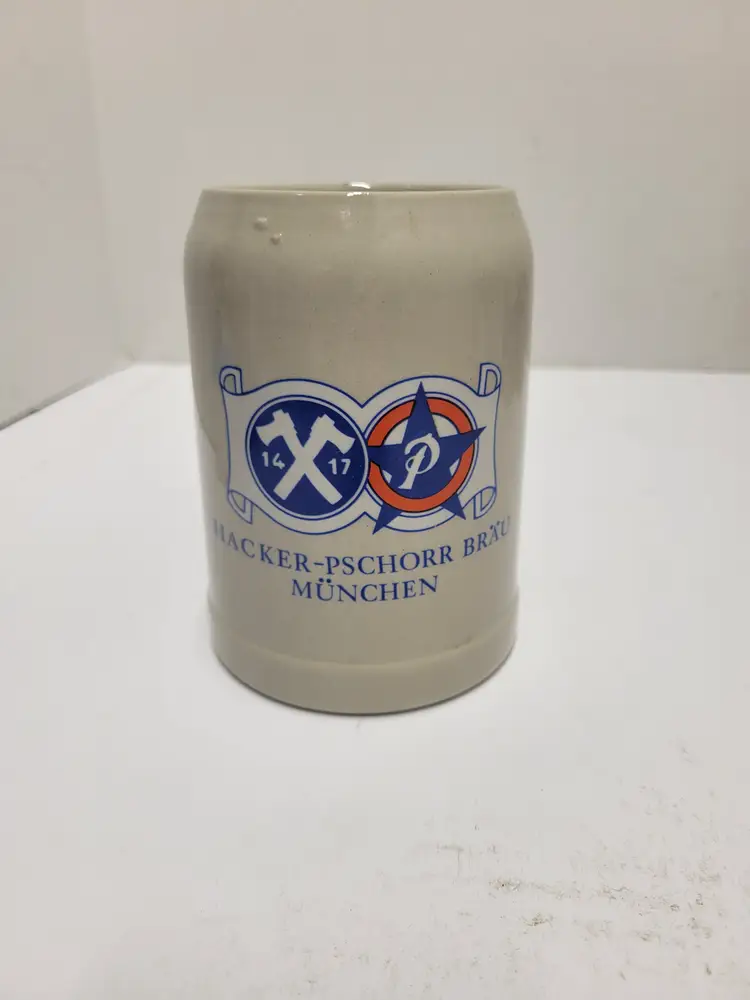 Hacker-Pschorr Brau Stoneware Beer Stein 0.5L Munchen Germany