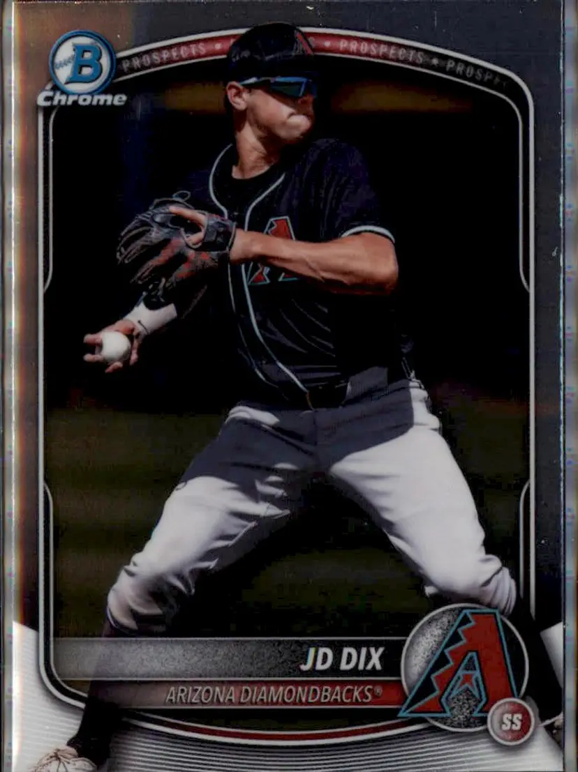 2025 Bowman Draft #BDC-161 JD Dix Chrome - (138) - Arizona Diamondbacks