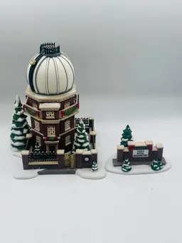 Dept 56 Old Royal Observatory Gold Dome Historical Landmark Dickens Village