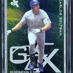 2000 Fleer E-X Generation E-X #3GX Carlos Beltran Kansas City Royals