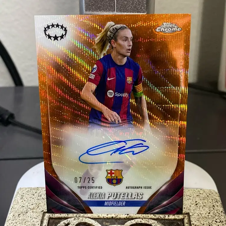 Alexia Putellas - Topps Chrome Auto #7/25 - FC Barcelona - Women’s Soccer
