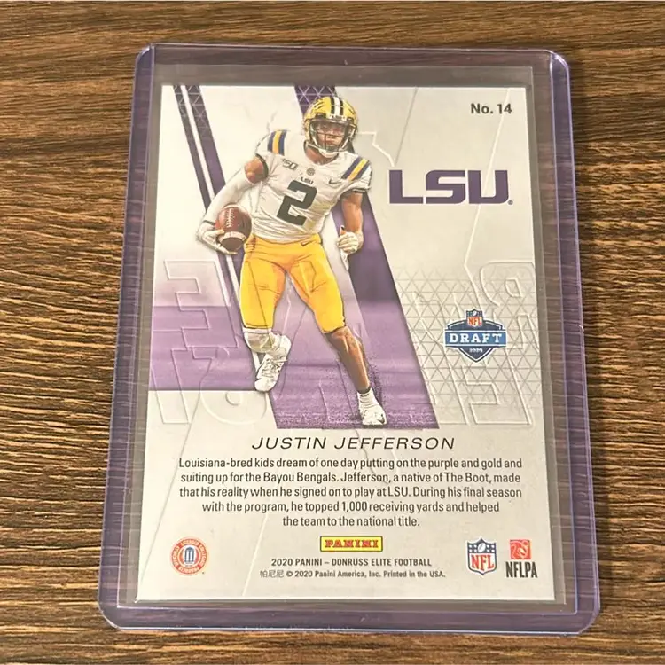 Justin Jefferson RC - 2020 Rookie Elitists - Minnesota Vikings 