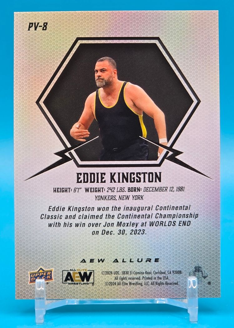 Eddie Kingston 2024 Upper Deck Allure AEW Photo Variation SSP