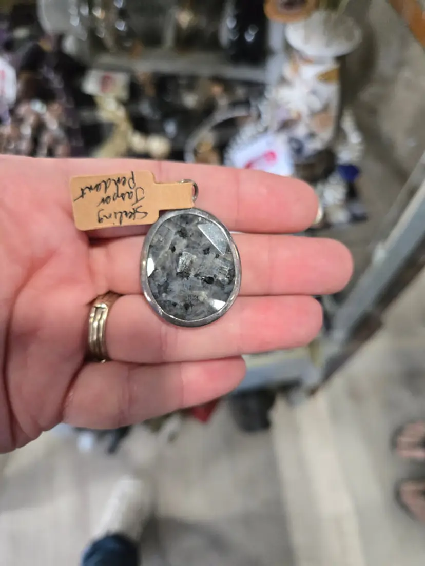 Sterling Jasper Pendant
