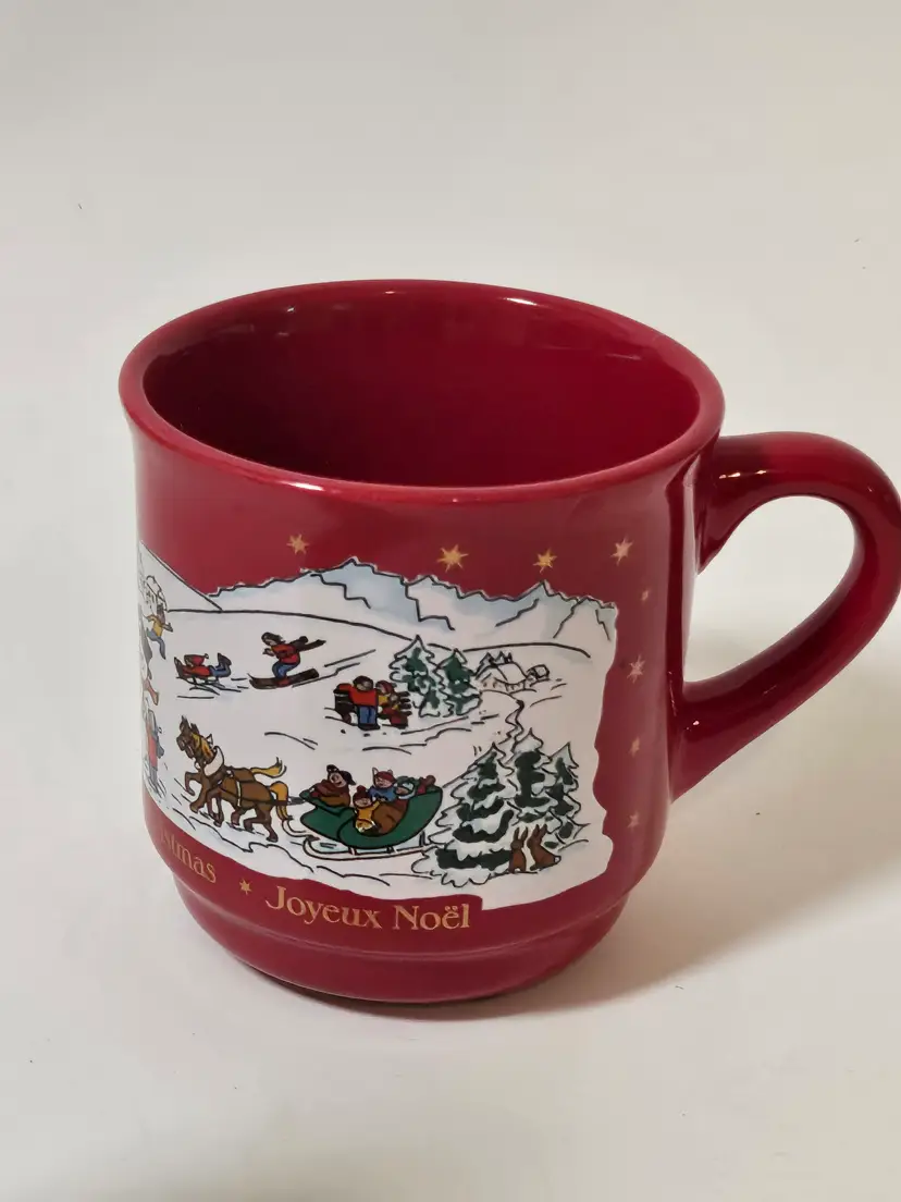 Christmas Mug MOHABA GmbH + Co KG Merry Christmas Coffee Tea Cup Germany Red