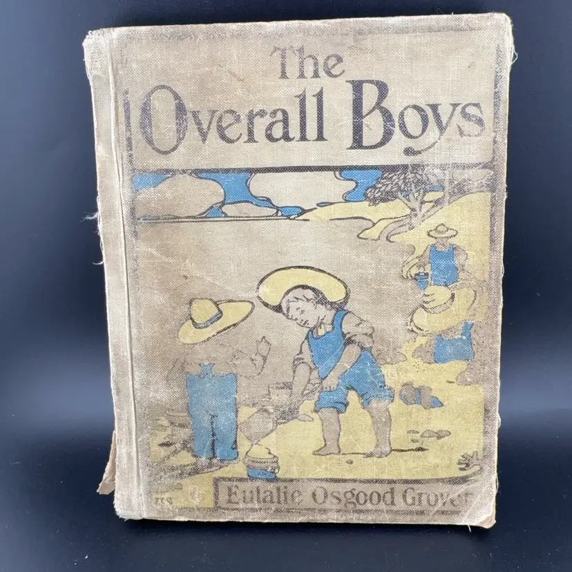 Antique Children’s First Reader The Overall Boys 1903