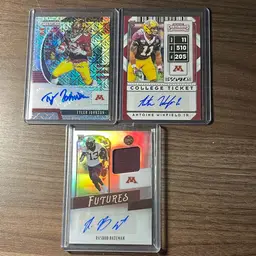 University Of Minnesota Football Auto Lot. Johnson /49. Bateman /399 And Winfield Jr.