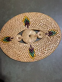 Vintage Woven Hot Pad/Trivet