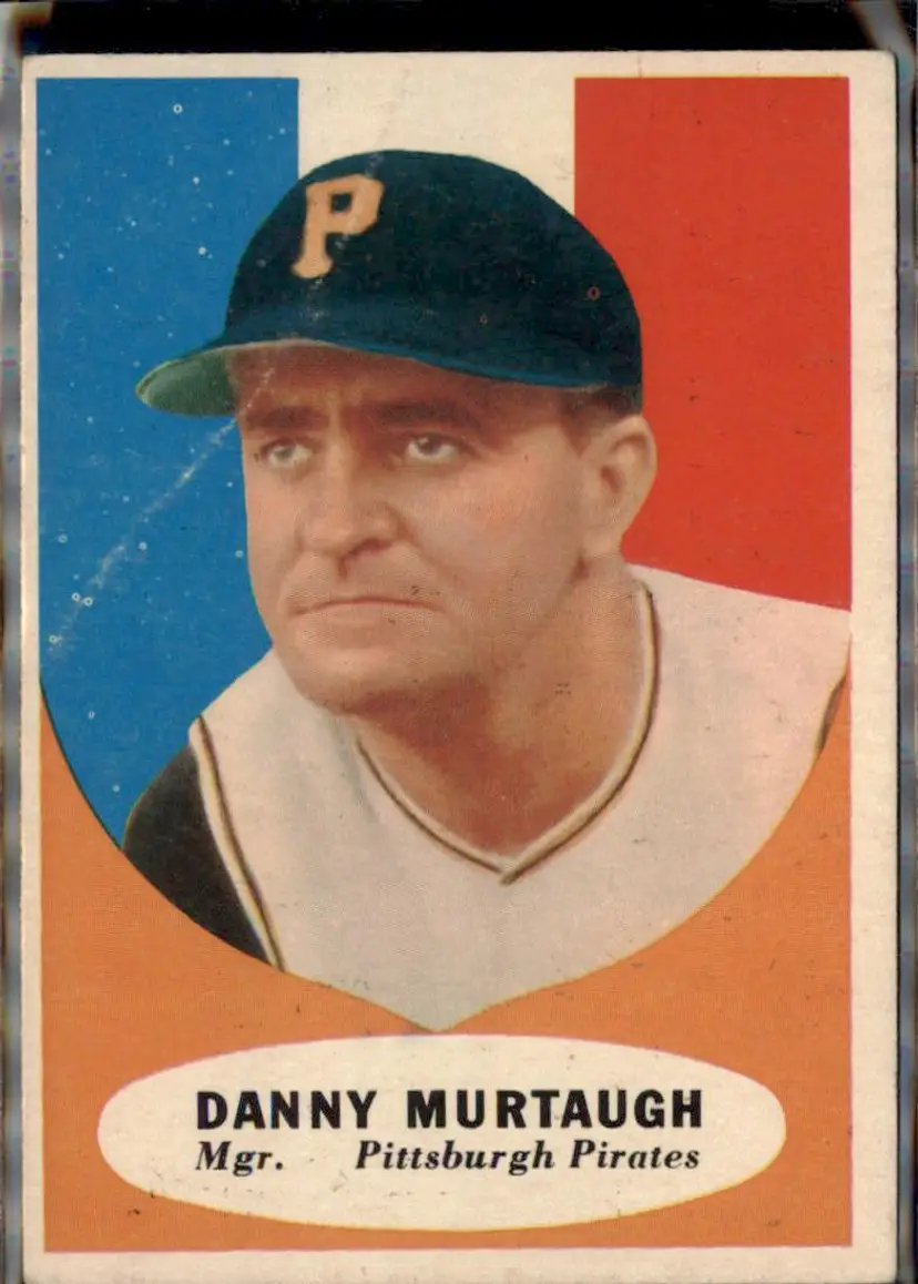 1961 Topps #138 Danny Murtaugh - ( ) - Pittsburgh Pirates