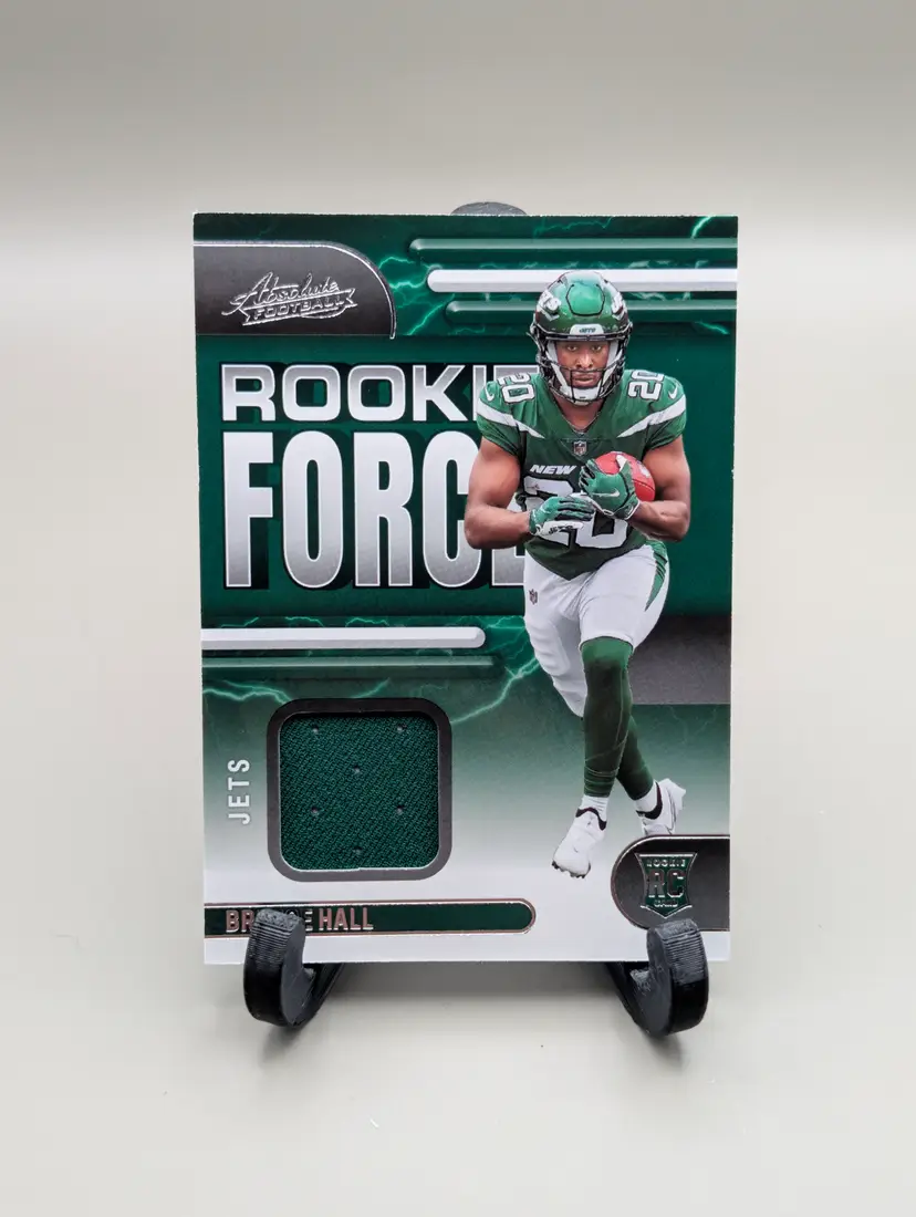 Breece Hall 2022 Panini Absolute Rookie Force Jersey #RF-13 - New York Jets - (147-418)