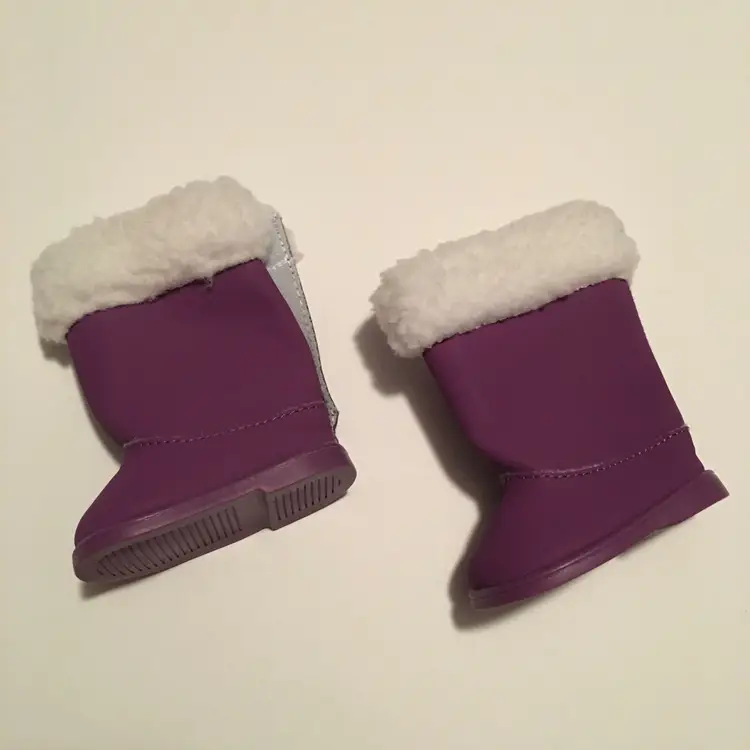 American Girl Purple Boots (A23-13)