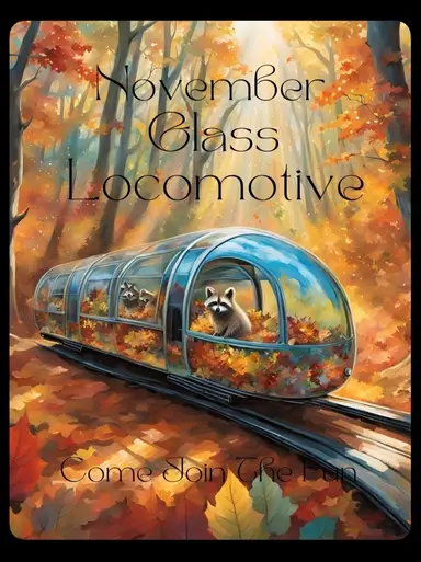 Glass Locomotive Train, With crazythriftenchick!