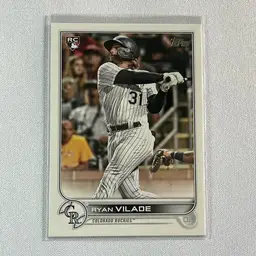 2022 Topps Series 2 Photo Variation Ryan Vilade RC #586