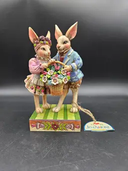 #TR3 Jim Shore Heartwood Creek "Happy Together" #4007543 2006