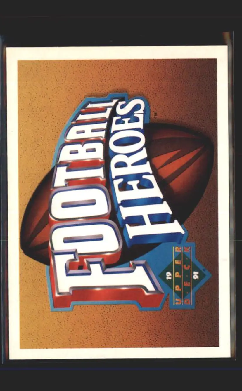 1991 Upper Deck #NNO Header Card Football Heroes: Joe Montana - (137) - San Francisco 49ers