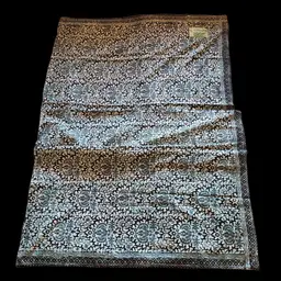 Indonesian Batik Fabric 100% Cotton 90” x  41” Batik Halus New with Original Sticker Vintage