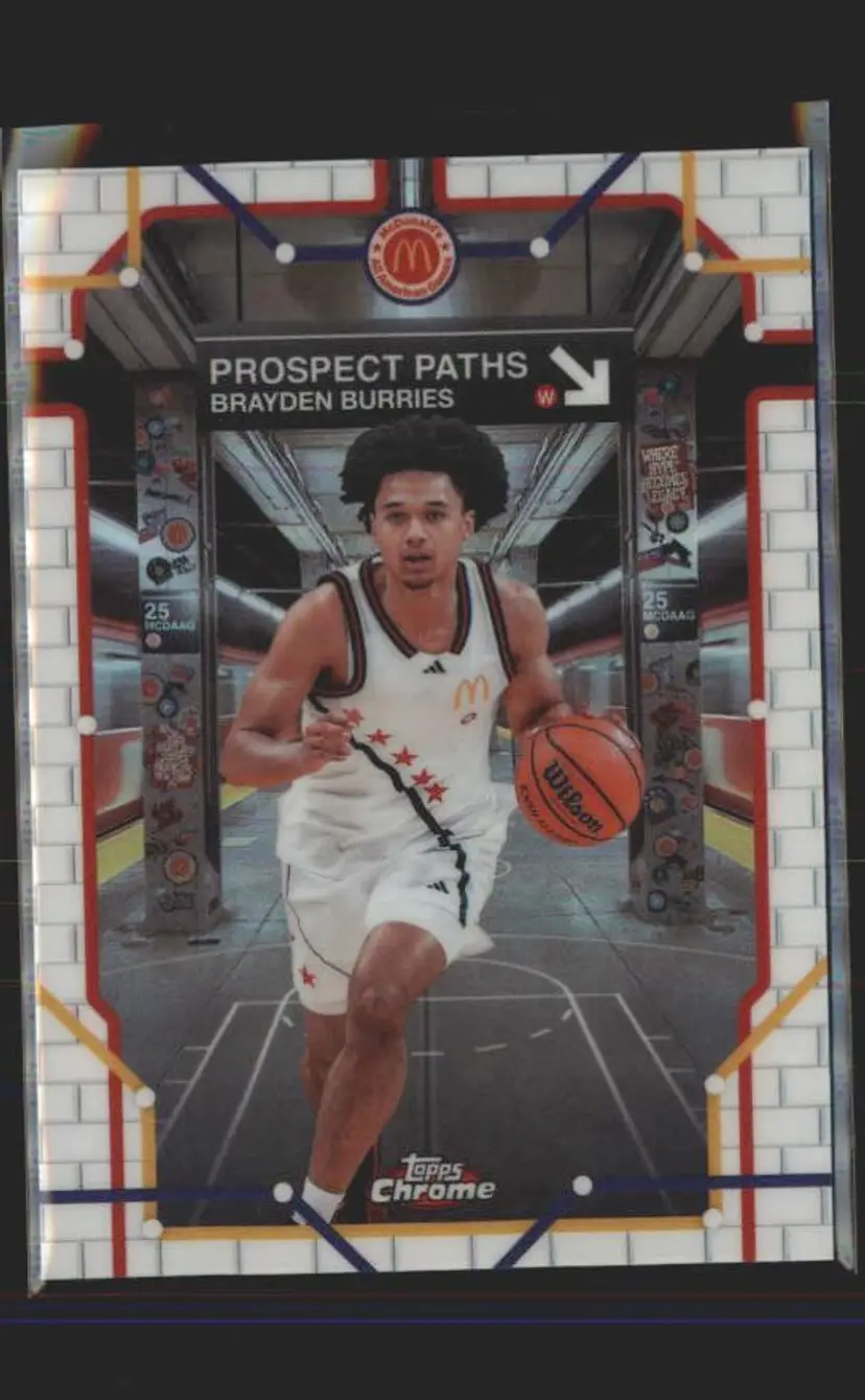 2025 Topps Chrome McDonald's Brayden Burries Prospect Paths Refractor - ( 140 ) -