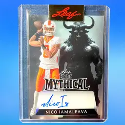 Nico Iamaleava 1/1 Autograph
2024 Leaf Exotic - Mythical
Tennessee