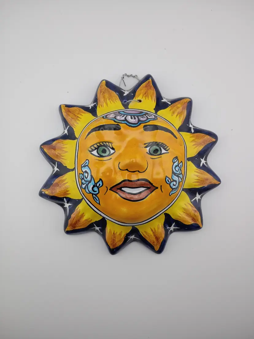 Talavera sun wall hanging