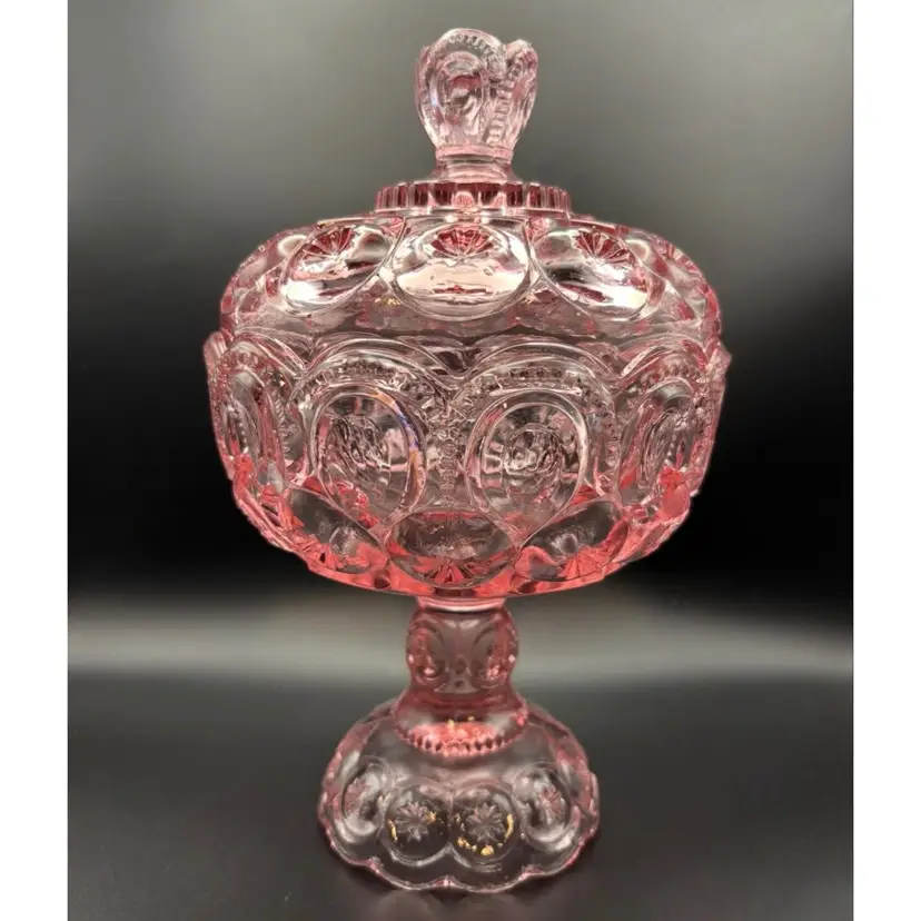 Pink Moon And Stars 10” Candy Dish