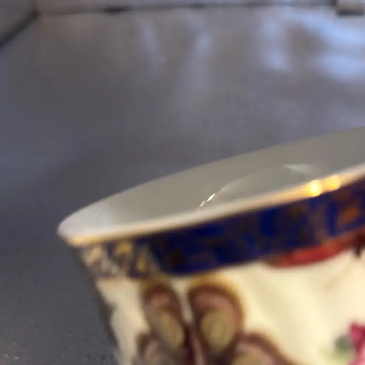 Vintage Gorgeous Butterfly Porcelain Tea Mug