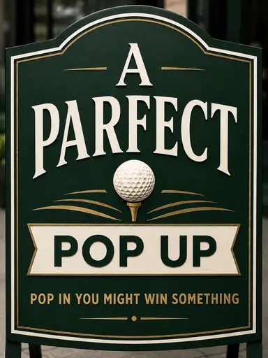 PARFECT POP UP - POP IN YOU MIGHT WIN SOMETHING 