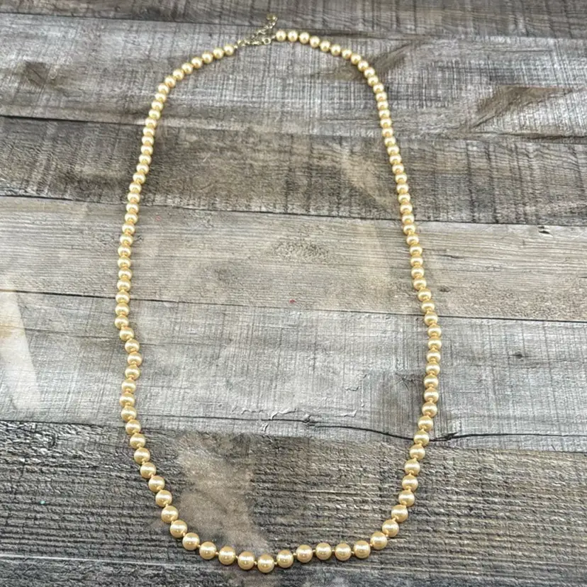 Vintage Faux Pearl Necklace Costume Classic